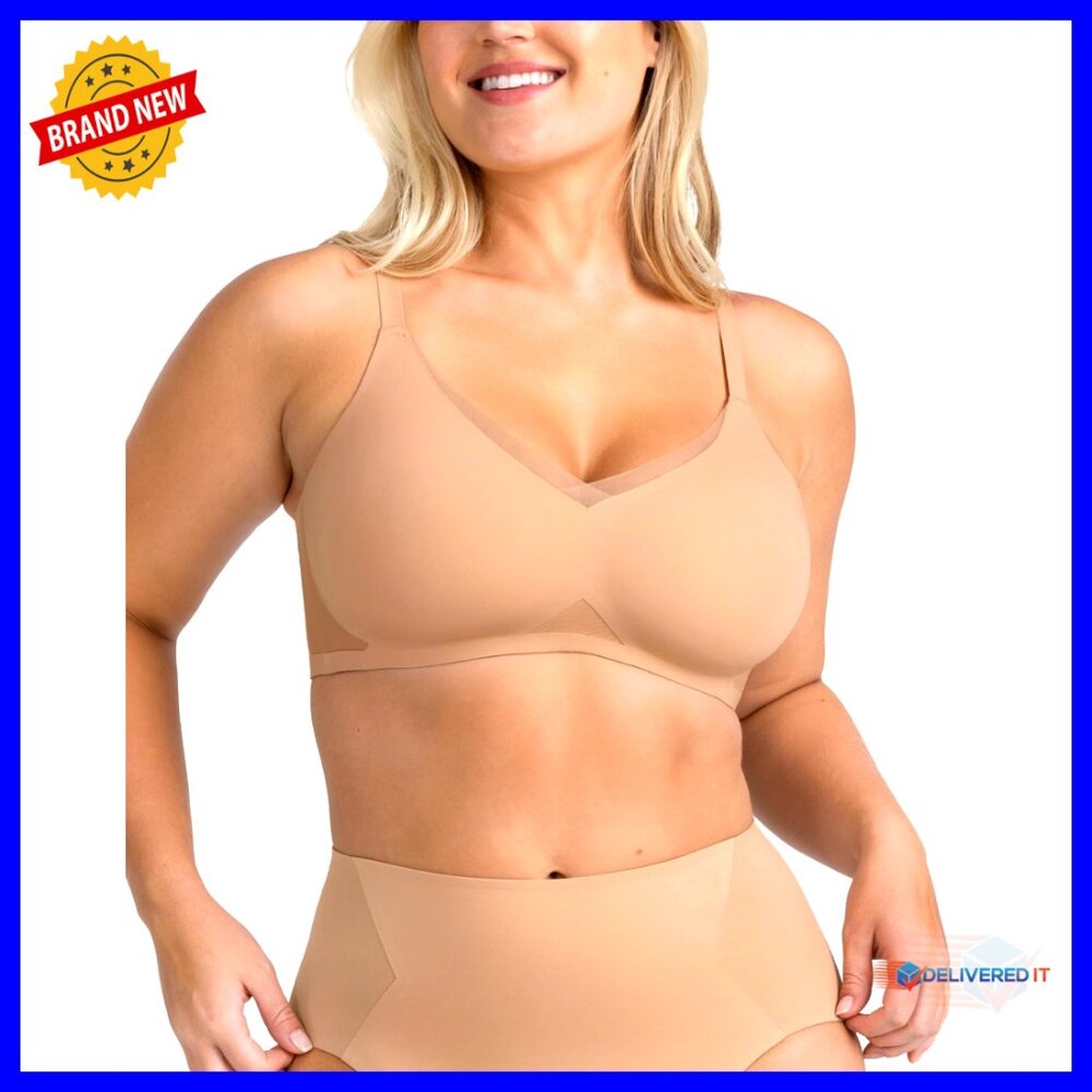 Wireless Crossover Bra Comfortable Support Sizes … - image 1